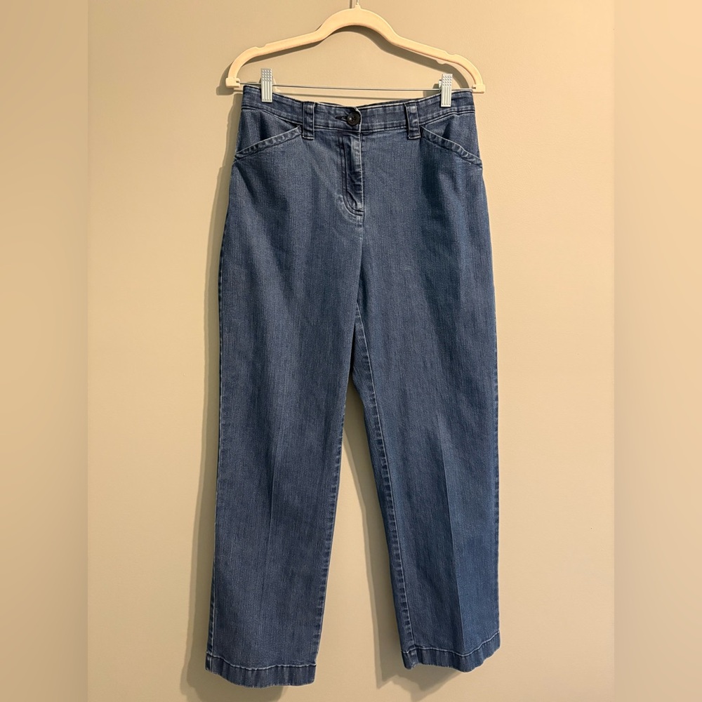 Women’s LL Bean classic fit trouser jean, size 10